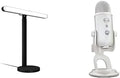 Logitech G Litra Beam Premium LED Gaming Key Light + Blue Yeti Premium USB Gaming Microphone Bundle