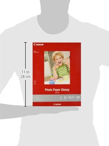 Canon PG-243/ CL-244 Ink Multi Pack, Compatible to TR4520, MX492, MG2520, MG2922, TS302 and TS202 & nk Glossy Photo Paper 8.5" x 11" 100 Sheets (1433C004)