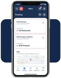 Safety+ Gemini 4G Medical Alert System for Seniors: Advanced, Fall Detection, 24/7 Monitor, WiFi Locate, SOS Button, Small, Lightweight, (Call to Activate)