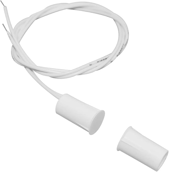 5 Pack Magnetic Contacts Switch Window Door Sensor for Alarm System NC 3/8"