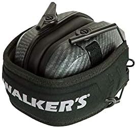 Walker's Razor Slim Ultra Low Profile Compact Design Adjustable Range Shooting Hunting Hearing Protection Electronic Earmuffs