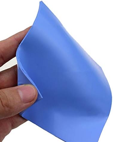 Highly Efficient 12 W/mK Thermal Pad, 100x100x1mm, Insulated, Heat & Temperature Resistant Silicone for IC, SSD, CPU, GPU, Heat Sink, LED Cooling