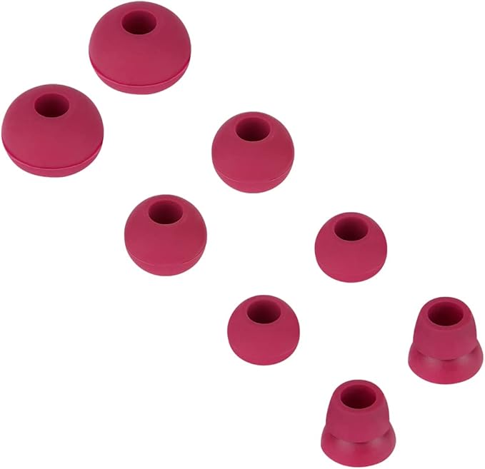 4 Pairs Earbud Replacement Tips Silicone Earbud Tips Compatible with Powerbeats 1/2/3 Wireless Beats by Dre Headphones,S/M/L and Double Flange