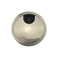 HAHIYO 1Pcs 3.15Inch/80mm Brushed Silver Zinc Alloy Desk Grommet Wire Grommet Cable Management Cord Hole Cover Desk Wire Hole Insert Wire Organizer for Computer Office Home School Equipment Systems