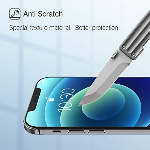 PERFECTSIGHT Anti Blue Light Screen Protector Compatible with iPhone 12 Pro Max 2020 6.7 inch, Eye Care HD Clear Tempered Glass - Anti Eye Fatigue & Eye Dry 2X Stronger Easy Installation
