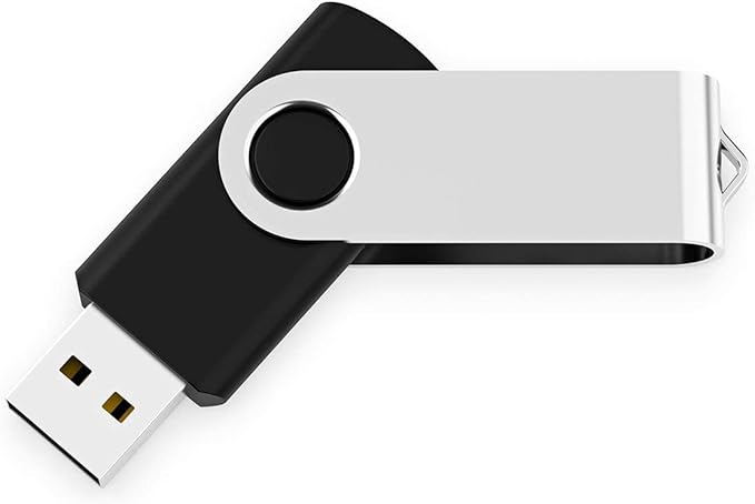 KEXIN 100 Pack 4GB Flash Drives - USB Thumb Drive, 4GB Memory Stick, Black