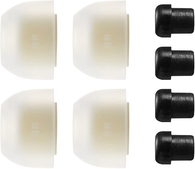 AZLA SednaEarfit MAX Standard (SS) - Earbud Tips for Wireless Headphones - Noise Canceling Earbuds Replacement Tips - Eartips Compatible with Sony, Samsung, Beats, JLab, Sennheiser, Shure