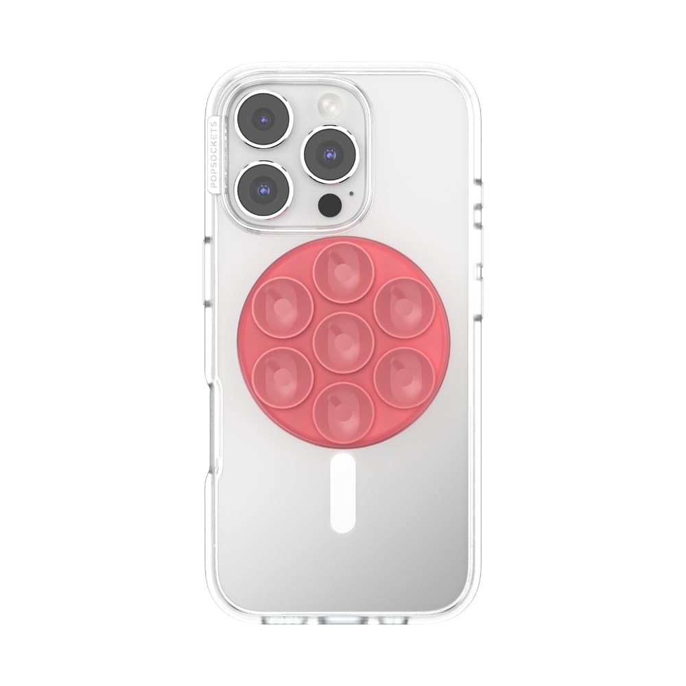 PopSockets Phone Grip for MagSafe, Magnetic Holder, Phone Stand, Suck-Up - Putty
