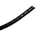 Kable Kontrol Vortex Spiral Cable Wrap - 3/8” Inch 100’ Feet Long - Hose Protector Flexible Polyethylene Wire Conduit Tubing Cable Sleeve Cord Cover to Organize Wires – Black