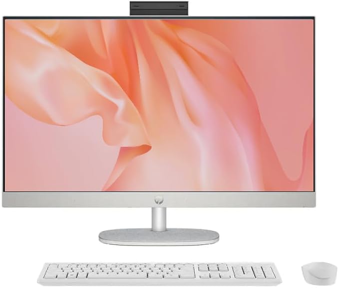 HP 27 Ultra 7 Business All-in-One Desktop, 27" FHD, Intel 12 Cores Ultra 7 155U (Beats Intel i7-1355U), 32GB DDR5 RAM, 1TB SSD, Wireless KB & Mouse, Wi-Fi 6, Windows 11 Pro