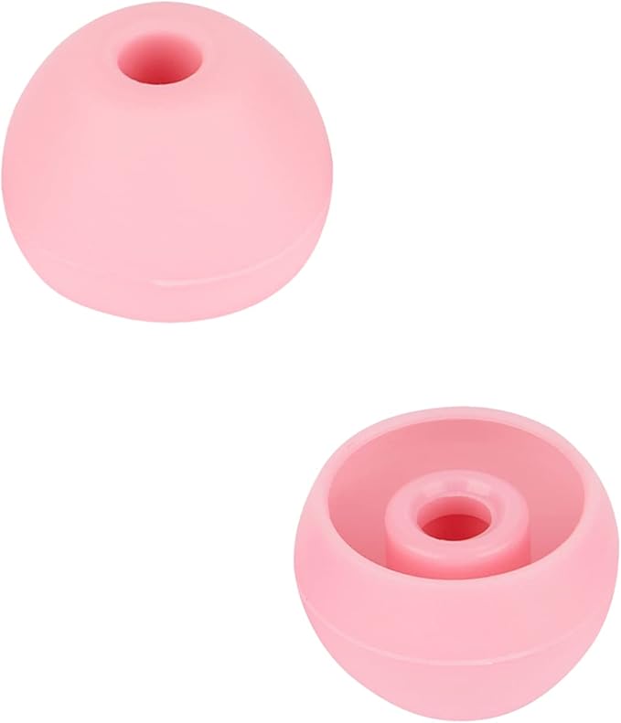 Earbud Tips Earbuds Replacement Tips Replacement Earbud Tips Earbud Covers Silicone Tips Replacement Ear Tips Compatible with Powerbeats Pro Beats Wireless Earphone Headphones 4 Pairs (Pink)