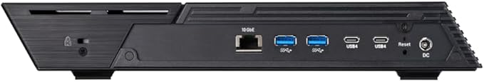 Asustor Flashstor 6 Gen 2 FS6806X 6 Bay All-SDD NAS Storage,Quad-Core 2.3GHz CPU, Dual USB 4 Ports, 10GbE Ports, 8GB RAM DDR5, Network Attached Storage with 2 x 2TB NVMe SSD