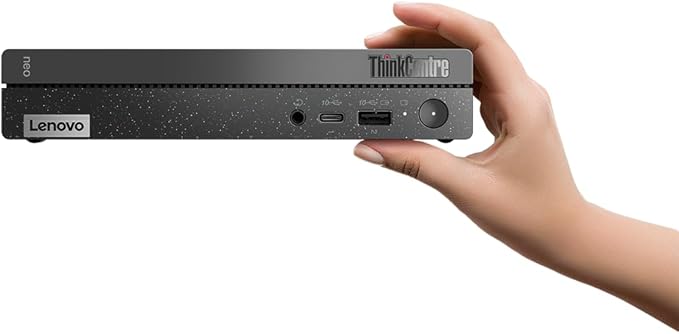 Lenovo ThinkCentre 50q Gen 4 Business Mini Desktop, 13th Gen Intel Core i5-13420H, 32GB RAM, 1TB SSD, Display Port, Wired Keyboard & Mouse, Wi-Fi 6, Windows 11 Pro, Black