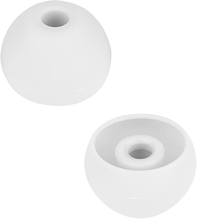 Earbud Tips Replacement Earbud Tips Earbud Replacement Tips Headphones Replacement Ear Pads Ear Tips for Earbuds Compatible with Powerbeats Pro Beats Wireless Earphone Headphones 4 Pairs (Light Grey)