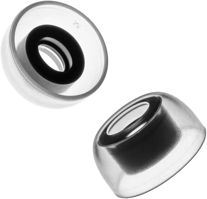 AZLA SednaEarfit Crystal for Bose Earbuds 2 Pair - Bose Earbuds Replacement Tips - Compatible with Bose Quietcomfort Ultra Earbuds, Bose QC Earbuds II (S)