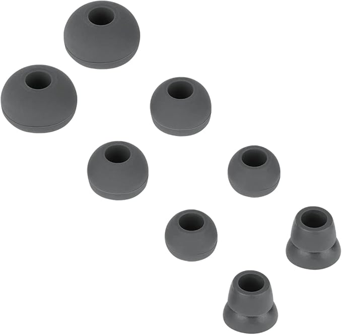 4 Pairs Silicone Ear Tips Earbuds Replacement Tips Earbuds Cap Eartips Tips Compatible with Powerbeats 1/2/3 Wireless Beats by Dre Headphones