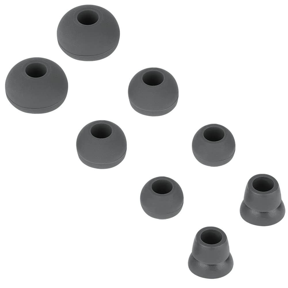 4 Pairs Silicone Ear Tips Earbuds Replacement Tips Earbuds Cap Eartips Tips Compatible with Powerbeats 1/2/3 Wireless Beats by Dre Headphones