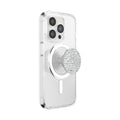 PopSockets Phone Grip for MagSafe, Magnetic Holder, Phone Stand, Silver - FATA Morgana Chrome