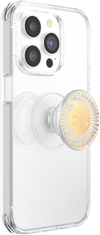 PopSockets Translucent Phone Grip with Expanding Kickstand, PopSockets for Phone, Adhesive Grip, Translucent PopGrip - Sun Goddess