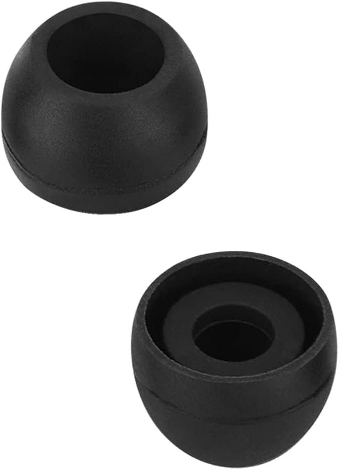 Earbud Tips - 9 Pairs, Compatible with Powerbeats 2/3, LG, Samsung - Black