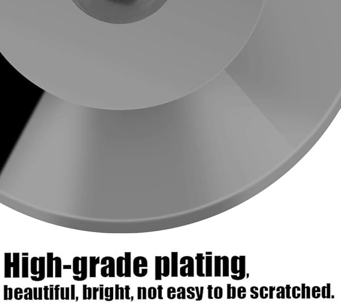 Preffair 4Pcs Stainless Steel Audio Speaker Spike Pads Mats Speaker Isolation Stand Feet Cone Shock Floor Protector Base for HiFi Turntable Subwoofer Loudspeaker Amplifier CD DVD Player