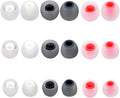 Silicone Earbud Tips Earbuds Replacement Ear Tips Gels Bud for Popular in-Ear Headphones Other Inner Hole from 3.8mm - 5.1mm Earphones 9 Pairs S/M/L