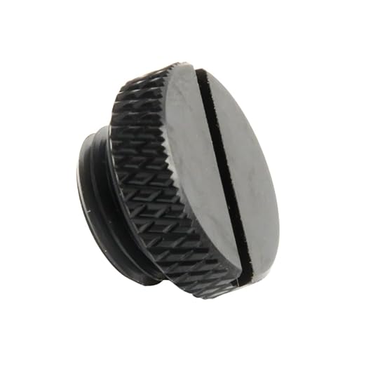 dracaena.io 12 pack G1/4" thread, Thin water Stop Plug Fitting with Coin Slot for Computer water cooling System, durable brass/copper material, Black