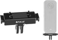 PULUZ Quick Release Base Plate Adapter Bracket for Insta360 X5 / Ace Pro/Pro 2 Cameras - Aviation Aluminum Mount (Black)