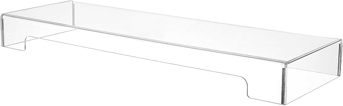 Gadpiparty Clear Keyboard Dust Cover Waterproof Acrylic Protector for Mechanical Keyboards Spills & Pet Protection Ideal for Home and Office Use(18.6 x 5.9X 1.8inch)