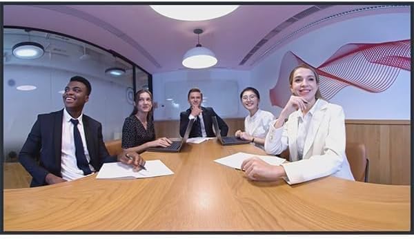 KanDao Meeting S - 180° Standalone Video Conferencing Camera, Microphone & Speaker Video Audio 4-in-one Meeting Camera, AI Smart Framing & Tracking, Hybrid Meeting Room Conference System, Zooming