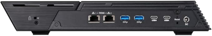 Asustor Flashstor 12 Pro Gen 2 FS6812X 12 Bay All-SDD NAS Storage, Quad-Core 2.3GHz CPU, Dual USB 4 Ports, Dual 10GbE Port, 16GB ECC RAM DDR5,Network Attached Storage with 8 x 4TB NVMe SSD