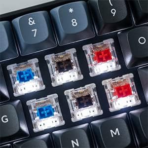 Keychron K6 Pro Wireless Custom Mechanical Keyboard, QMK/Launcher Programmable Macro, Hot-Swappable Keychron K Pro Brown Switch, 65% Layout White Backlit Office Keyboard for Mac Windows Linux