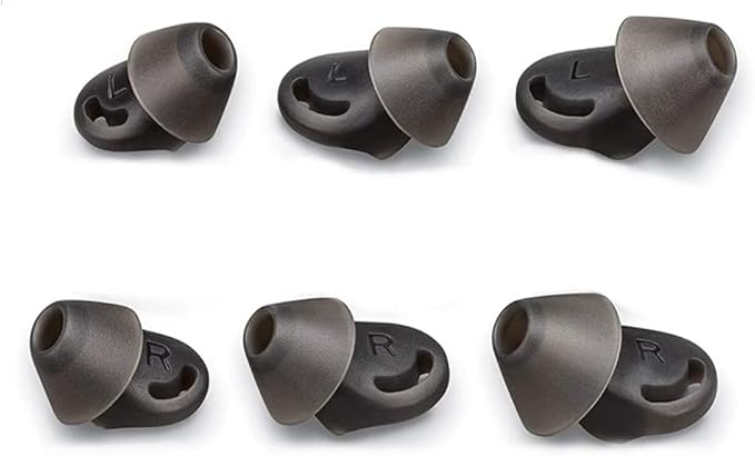 Voyager 6200 UC Eartips Replacement,in-Ear Gels Kit for Plantronics Backbeat Go 410 Headphone-3 Pair Large