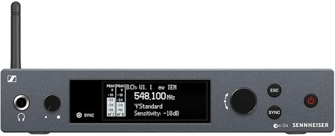 Liquid Audio Sennheiser ew IEM G4-Twin-A Wireless in-Ear Monitoring System Bundle w/Pig Hog PHM10 8mm Mic Cable, 4-Pack Blucoil AA Batteries Polishing Cloth