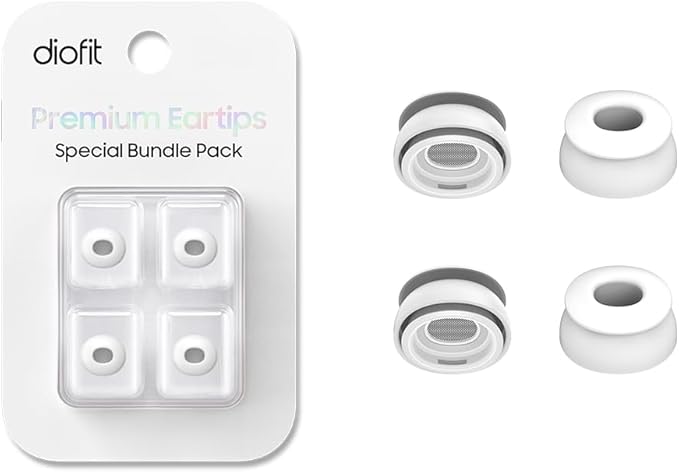 Premium Multi-Flange Eartips for AirPods Pro 1&2 (X-Small) – Always Fits, Never Slips