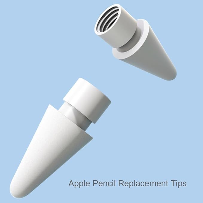 Replacement Tips for Pencil 1st Generation/ 2nd Generation/Pro Tips, iPencil Nibs Accessories for Apple Pen 1/2 Gen(16 Pack)