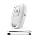 MAIRAN Rechargeable Wireless Camera Remote Shutter for iPhone and Android Smartphones, Bluetooth Phone Remote Control,Selfie Button for Photos and Videos Charging Cable Included-White
