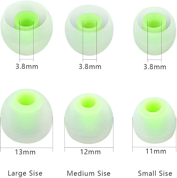 Earbud Tips Replacement - 9 Pairs SML Eartips Eargels