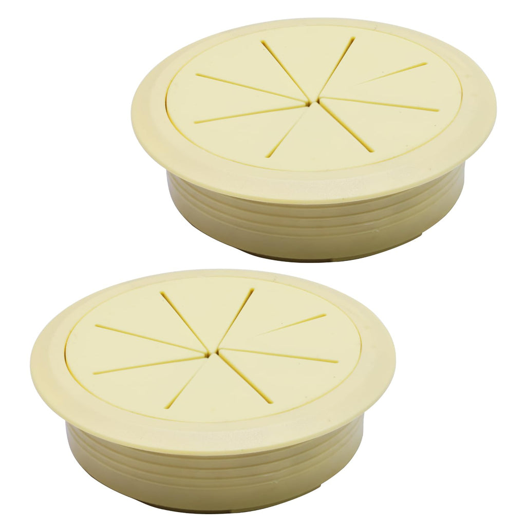 BOPOREAE 2 Pcs Desk Grommet 2-1/16" (53mm), Desk Hole Cover for Cables