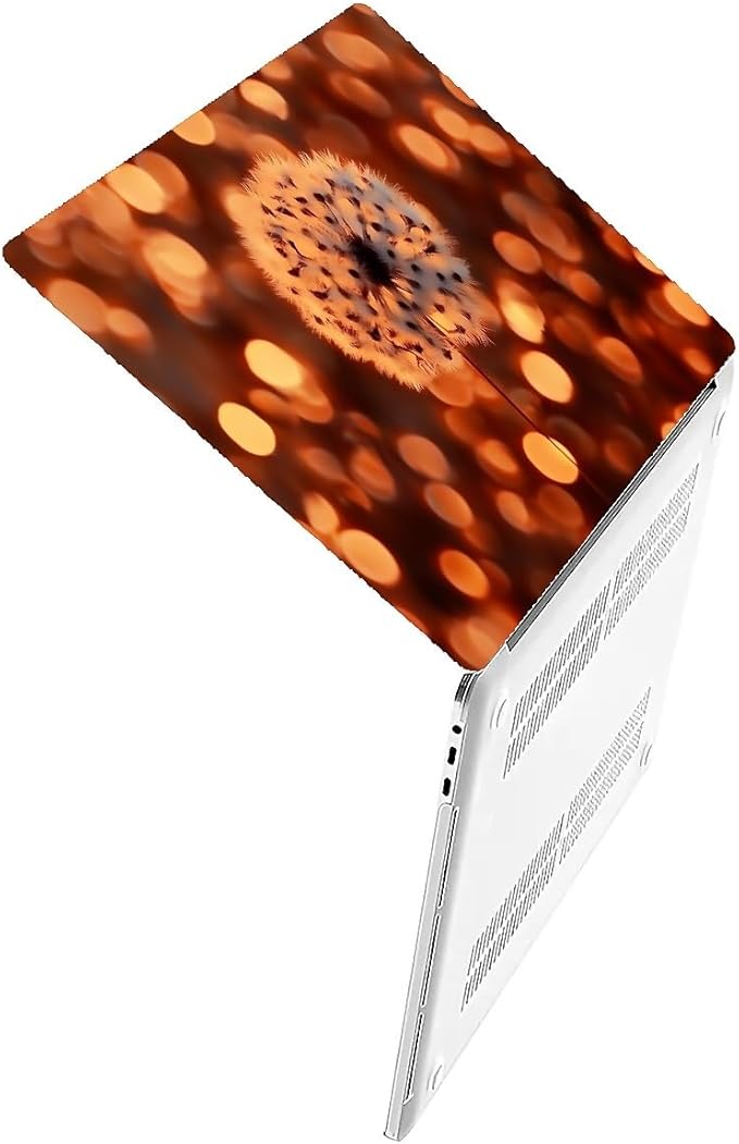 Compatible with MacBook Air 13.3 13.6 Inch Case 2022 2021 2020 2019 Plastic Hard Shell Case Cover,13.3 Pro(A1706/A1708/A1989/A2159/A2289/A2338), Dandelion