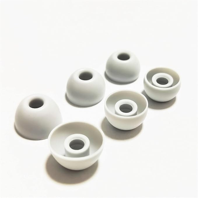 Silicone Eerbuds Tips for Beats Fit Pro Replacement Ear Tips for Beats Fit Pro/Beats Studio Buds Earbuds 6 Pairs LMS White