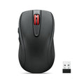 Lenovo USB-C Silent Mouse (WL500) - Silent Buttons, Ambidextrous Grip, Adjustable DPI, Plug-and-Play 2.4G Receiver Computer Mouse, Black