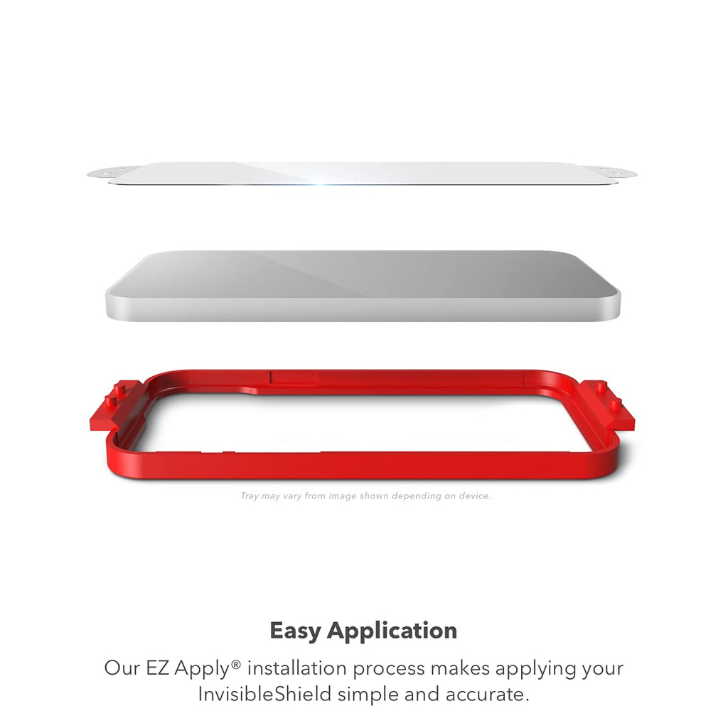ZAGG Glass Elite Screen Protector - Made for iPhone 13 mini 5.4 - Case Friendly Screen - Impact & Scratch Protection - InvisibleShield - clear