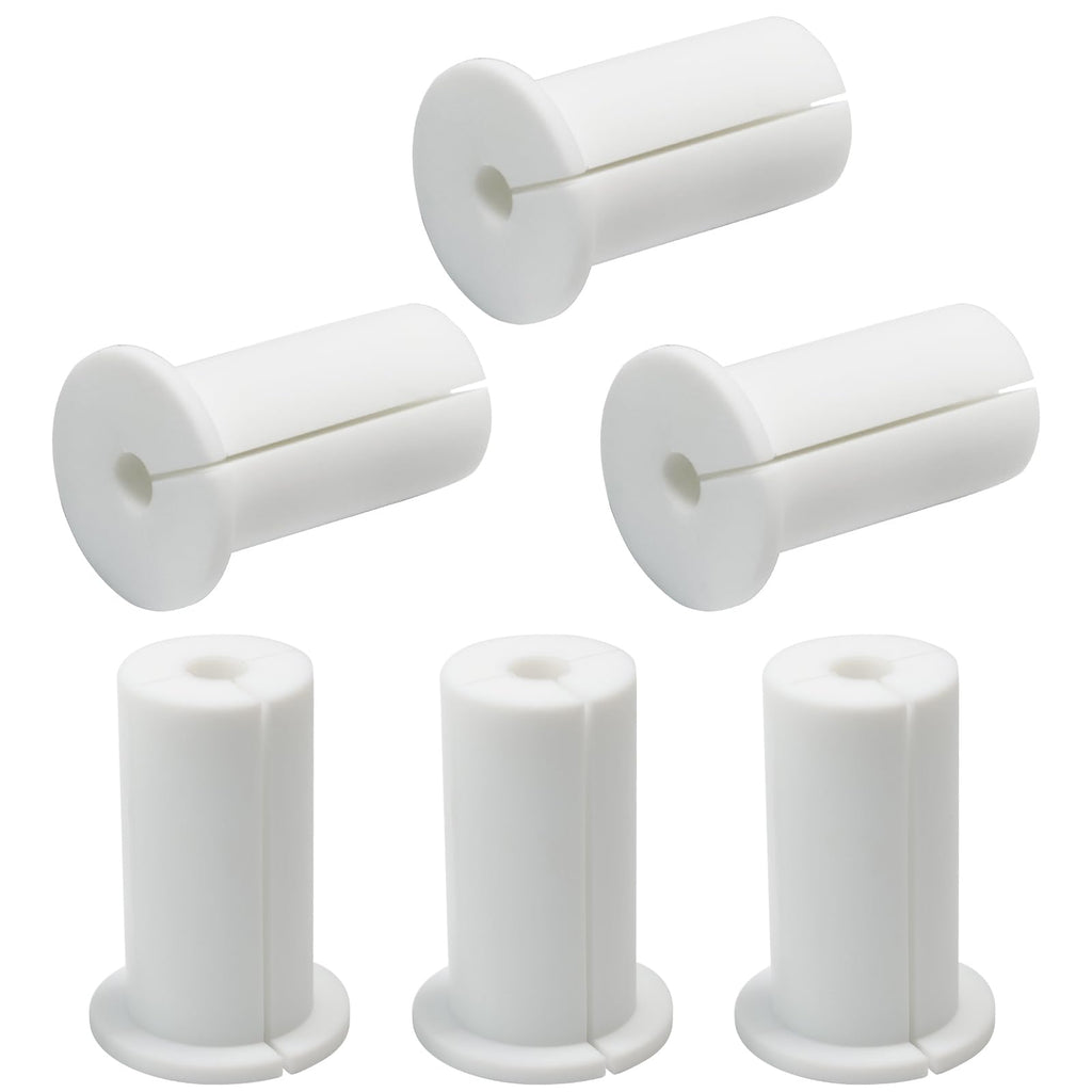 EASYEAH 6pc White Starlink Cable Grommets 1" Silicone Wire Hole Grommet