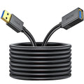 VCZHS Tech USB Extension Cable 6.6ft, USB 3.0 Extender for High-Speed Data Transfer & Fast Charging, Durable & Flexible for Mouse, Keyboard, Printer, Flash Drive, Webcam, and More