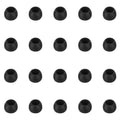 WKYMY Silicone Small Replacement Earbud Tips Eartips for In-Ear Headphones Rubber Tips Earbuds Cap 10 Pairs (Black)