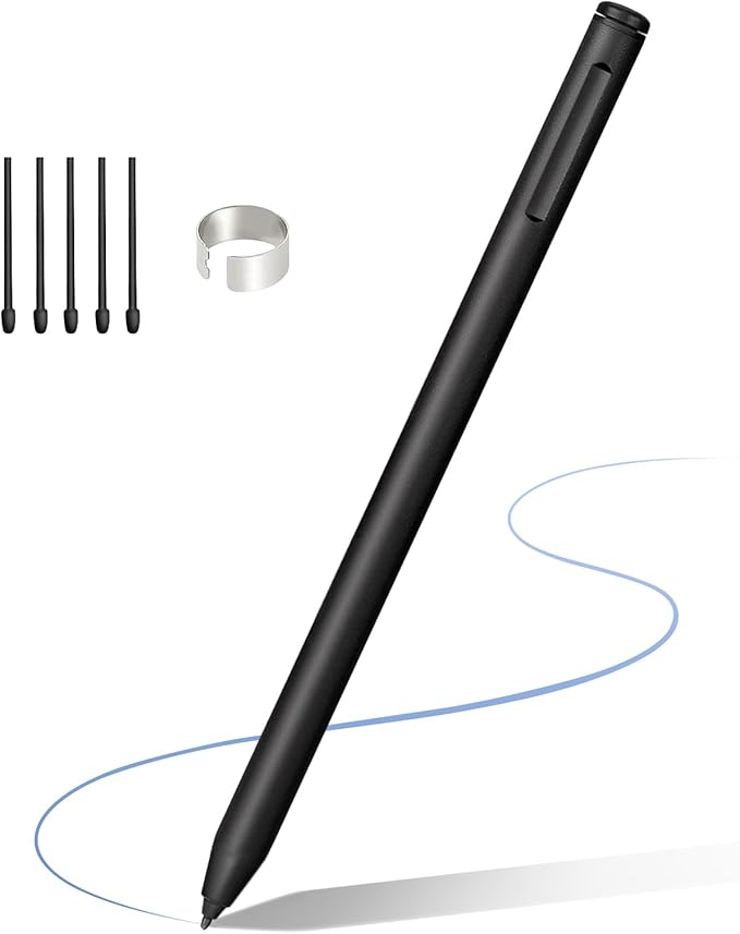 Magnetic Stylus for Remarkable 2 Pen with Eraser, EMR Digital Stylus for Remarkable Replacement Pen Marker Plus, Digital 2 Stylus Alternative Marker Plus for Wacom/Kindle Scribe/BOOX/EMR Devices