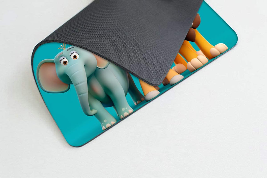Square Mouse Pad Cute Animal-1,Gaming Mouse Pads for Desk,Soft Computer Waterproof Non-Slip Mouse Mat