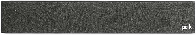 Polk Monitor XT35 Slim Center Channel Speaker - Hi-Res Audio Certified, Dolby Atmos & DTS:X Compatible, 1" Terylene Tweeter & Four 3" Dynamically Balanced Woofer, Wall-Mountable, Midnight Black