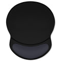ITNRSIIET Ergonomic Mouse Pad with Comfort Gel Wrist Rest, Non-Slip PU Base, Smooth Textured Surface, Reduces Hand Fatigue & Wrist Pain, 8.7 x 7.2 Inch for Office Gaming Home, Black Gray Gradient